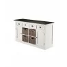 Nova Solo Halifax Contrast Buffet with 4 Baskets - Front Side Angle - Nova Solo Halifax Contrast Buffet with 4 Baskets - Front Side Angle