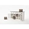  Nova Solo Buffet With 4 Basket Set - Angled with Drawers Opened -  Nova Solo Buffet With 4 Basket Set - Angled with Drawers Opened