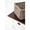  Nova Solo Buffet With 4 Basket Set - Angled with Drawers Edge Close-up