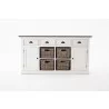  Nova Solo Buffet With 4 Basket Set - Front with Drawers Closed -  Nova Solo Buffet With 4 Basket Set - Front with Drawers Closed