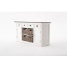  Nova Solo Buffet With 4 Basket Set - Angled with Drawers Closed