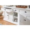 Nova Solo Halifax Buffet with 5 Doors, 3 Drawers - Angled Lifestyle Shot