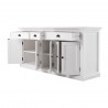 Nova Solo Halifax Buffet with 5 Doors, 3 Drawers - Front Side Opened Angle