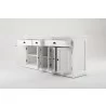 Nova Solo Halifax Buffet with 5 Doors, 3 Drawers - Front Side Opened Angle - Nova Solo Halifax Buffet with 5 Doors, 3 Drawers - Front Side Opened Angle