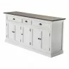 Nova Solo Halifax Accent Buffet, with 5 Doors - Front Side Angle - Nova Solo Halifax Accent Buffet, with 5 Doors - Front Side Angle