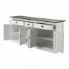 Nova Solo Halifax Accent Buffet, with 5 Doors - Front Side Opened Angle - Nova Solo Halifax Accent Buffet, with 5 Doors - Front Side Opened Angle