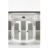 NovaSolo Halifax Mahogany Wood Buffet with 4 Doors 3 Drawers - Details