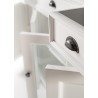 NovaSolo Halifax Mahogany Wood Buffet with 4 Doors 3 Drawers - Details