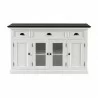 NovaSolo Halifax Mahogany Wood Buffet with 4 Doors 3 Drawers - NovaSolo Halifax Mahogany Wood Buffet with 4 Doors 3 Drawers
