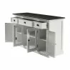 NovaSolo Halifax Mahogany Wood Buffet with 4 Doors 3 Drawers - NovaSolo Halifax Mahogany Wood Buffet with 4 Doors 3 Drawers