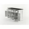 NovaSolo Halifax Mahogany Wood Buffet with 4 Doors 3 Drawers - Details - NovaSolo Halifax Mahogany Wood Buffet with 4 Doors 3 Drawers - Details