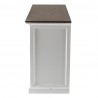 Nova Solo Halifax Accent Buffet, with 4 Glass Doors - 3 Drawers - Side Angle