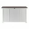 Nova Solo Halifax Accent Buffet, with 4 Glass Doors - 3 Drawers - Back Angle - Nova Solo Halifax Accent Buffet, with 4 Glass Doors - 3 Drawers - Back Angle
