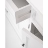 Nova Solo Buffet With 4 Doors 3 Drawers - Drawers opened Top Angled