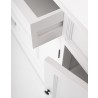 Nova Solo Halifax Buffet with 4 Doors 3 Drawers - Closeup Angle