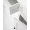 Nova Solo Halifax Buffet with 4 Doors 3 Drawers - Closeup Angle - Nova Solo Halifax Buffet with 4 Doors 3 Drawers - Closeup Angle