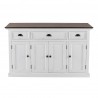 Nova Solo Halifax Accent Buffet, with 4 Wood Doors - 3 Drawers - Front Angle