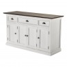 Nova Solo Halifax Buffet with 4 Doors 3 Drawers - Angled
