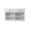 Nova Solo Buffet with 2 Drawers - Front with White Background - Nova Solo Buffet with 2 Drawers - Front with White Background