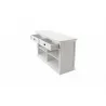 Nova Solo Buffet with 2 Drawers - Angled with White Background and Opened Drawers - Nova Solo Buffet with 2 Drawers - Angled with White Background and Opened Drawers
