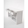 Nova Solo Buffet with 2 Drawers - Angled with Drawers Opened