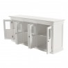 Nova Solo Halifax Buffet with 6 Glass Doors - Front Side Opened Angle