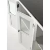 Nova Solo Halifax Contrast Buffet with 6 Glass Doors - Detail - Nova Solo Halifax Contrast Buffet with 6 Glass Doors - Detail