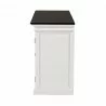 Nova Solo Halifax Contrast Buffet, with 4 Glass Doors - Side Angle - Nova Solo Halifax Contrast Buffet, with 4 Glass Doors - Side Angle