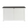 Nova Solo Halifax Contrast Buffet, with 4 Glass Doors - Back Angle