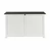 Nova Solo Halifax Contrast Buffet, with 4 Glass Doors - Back Angle - Nova Solo Halifax Contrast Buffet, with 4 Glass Doors - Back Angle