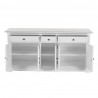 Nova Solo Provence Buffet, with 5 Doors and 3 Drawers - Front Opened Angle