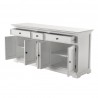 Nova Solo Provence Buffet, with 5 Doors and 3 Drawers - Front Side Opened Angle