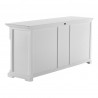 Nova Solo Provence Buffet, with 5 Doors and 3 Drawers - Back Side Angle