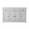 Nova Solo Provence Buffet, with 4 Doors and 3 Drawers - Front Angle