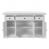 Nova Solo Provence Buffet, with 4 Doors and 3 Drawers - Front Opened Angle