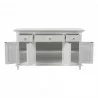 Nova Solo Skansen Buffet, with 4 Doors - 3 Drawers - Front Opened Angle - Nova Solo Skansen Buffet, with 4 Doors - 3 Drawers - Front Opened Angle