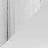 Fran 26" Contemporary Fixed-Height Counter Stool in Silver Metal and White Faux Leather by LumiSource - Set of 2 - Fran 26" Contemporary Fixed-Height Counter Stool in Silver Metal and White Faux Leather by LumiSource - Set of 2