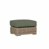 Havana Ottoman in Cast Sage w/ Self Welt - Front Side Angle - Havana Ottoman in Cast Sage w/ Self Welt - Front Side Angle