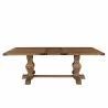 Alpine Furniture Manchester Dining Table in Natural - Front Angle - Alpine Furniture Manchester Dining Table in Natural - Front Angle