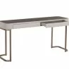 Sunpan Jamille Console Table - Front Side Opened Angle - Sunpan Jamille Console Table - Front Side Opened Angle