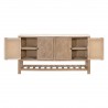 Essentials for Living Willow Media Sideboard - Front Opened Angle
