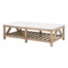 Essentials for Living Spruce Coffee Table - Front Side Angle