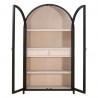 Essentials for Living Toulouse Display Cabinet - Front Opened Angle