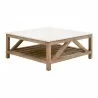 Essentials for Living Spruce Square Coffee Table - Front Side Angle - Essentials for Living Spruce Square Coffee Table - Front Side Angle