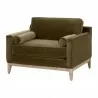 Essentials for Living Parker Post Modern Sofa Chair - Front Side Angle - Essentials for Living Parker Post Modern Sofa Chair - Front Side Angle