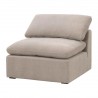 Essentials for Living Sky Modular Armless Chair - Front Side Angle