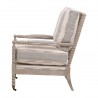 Essentials for Living Rouleau Club Chair - Side Angle