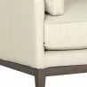 Sunpan Mackenzie Armchair - Astoria Cream Leather - Base Angle - Sunpan Mackenzie Armchair - Astoria Cream Leather - Base Angle