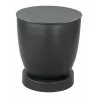 Baku Side Table Black - Angled - Baku Side Table Black - Angled
