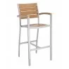 Aluminum Barstool - Silver - Aluminum Barstool - Silver